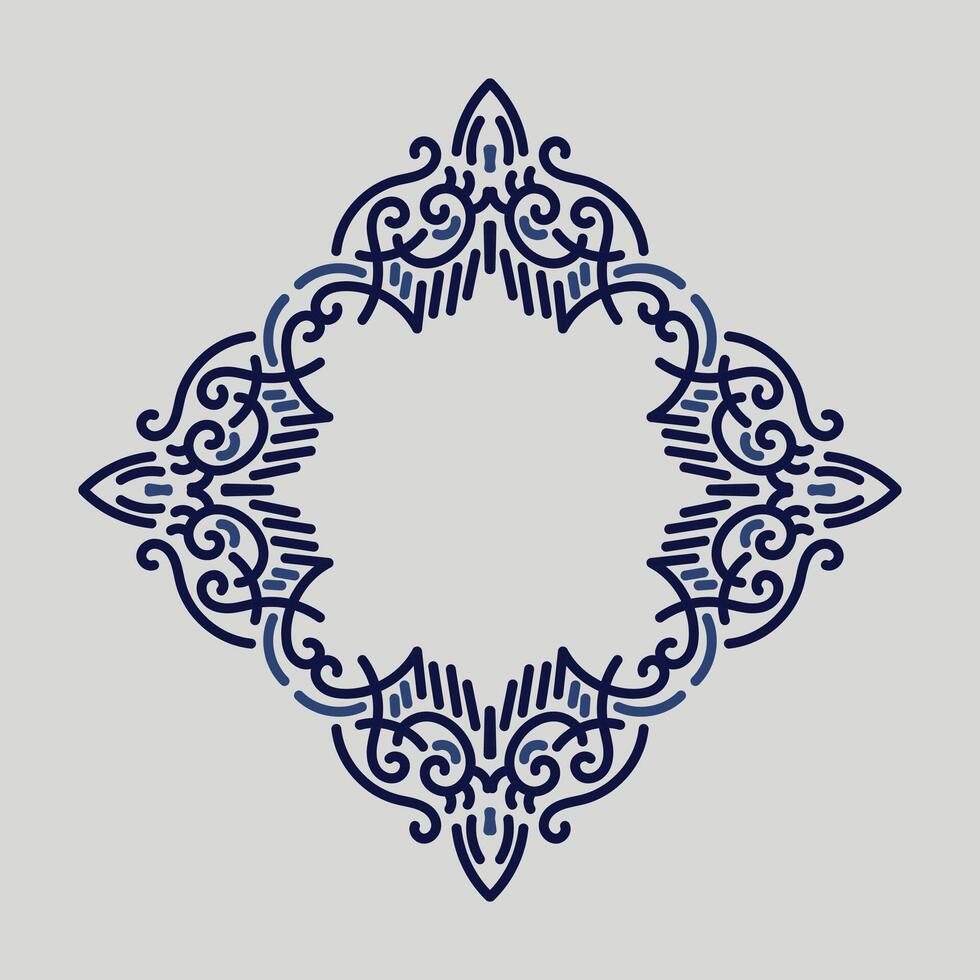 vinatage frame. Vintage . Floral element for designs of monograms, invitations, frames, menus, labels and websites. vector