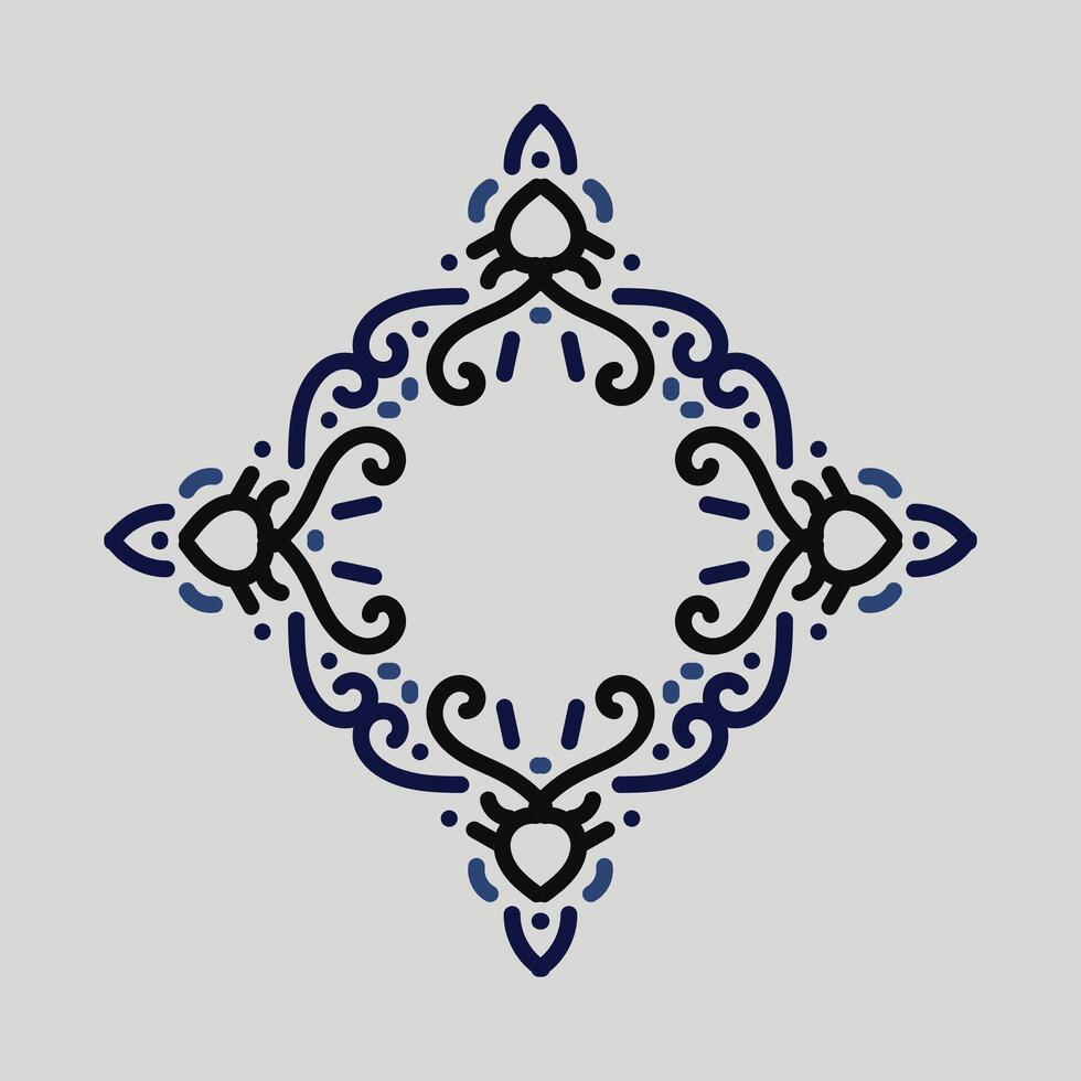 vinatage frame. Vintage . Floral element for designs of monograms, invitations, frames, menus, labels and websites. vector