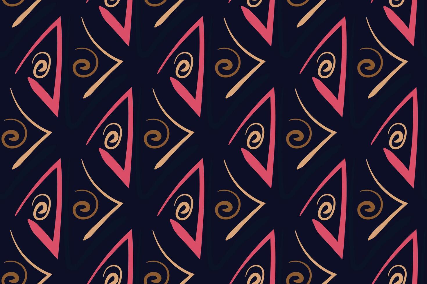 African clash seamless pattern in ethnic tribal style. Can be printed and used as wrapping paper, wallpaper, textile, fabric, apparel, etc. vector