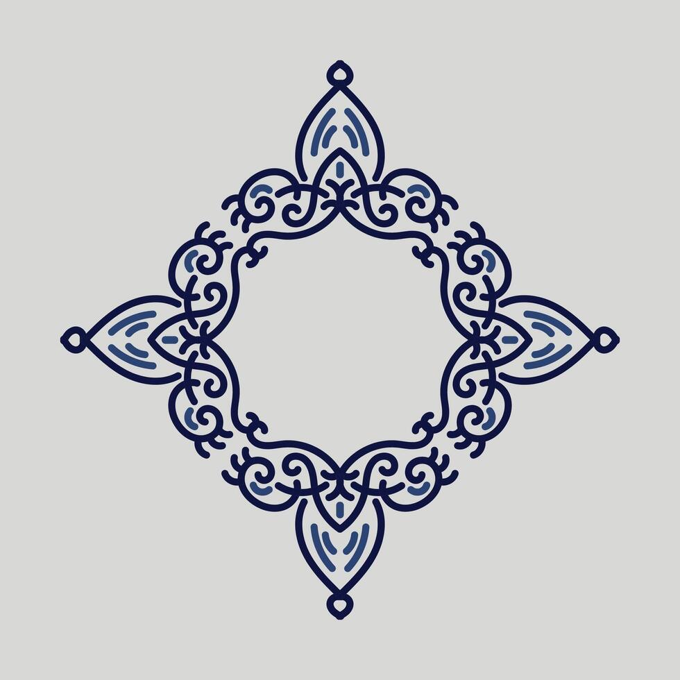 vinatage frame. Vintage . Floral element for designs of monograms, invitations, frames, menus, labels and websites. vector