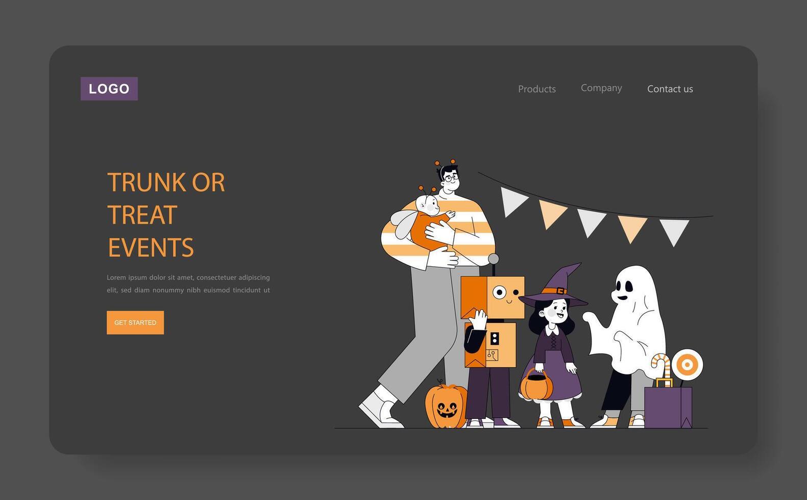 Halloween. Flat Illustration vector