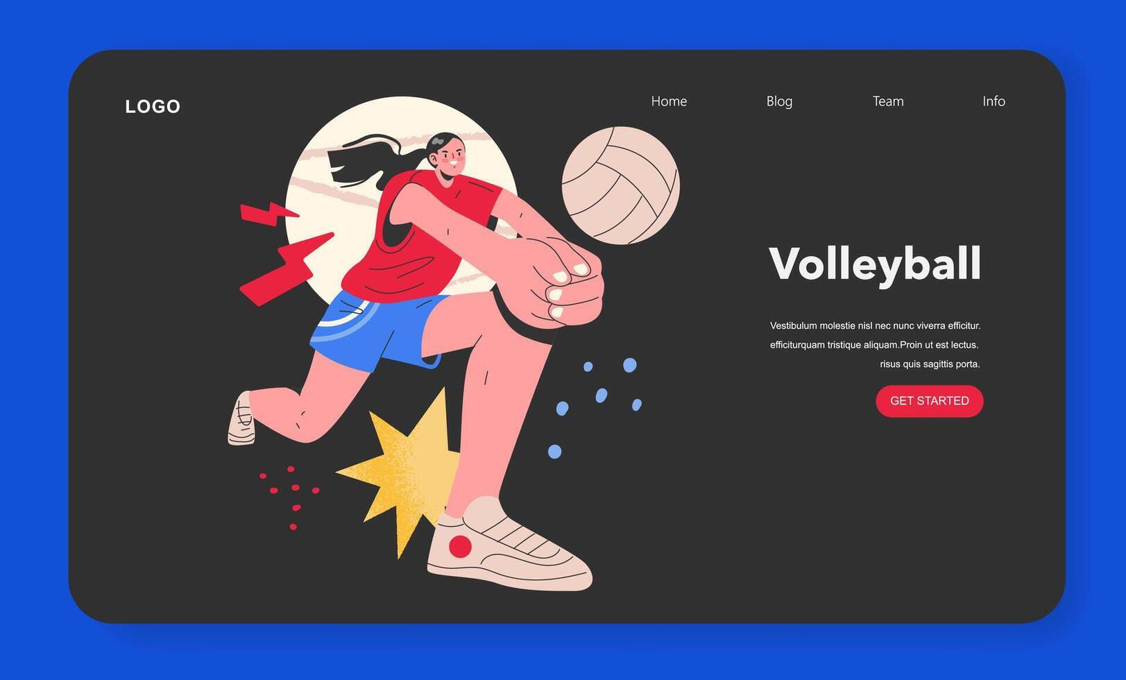 Olympic Games. Flat Illustration vector