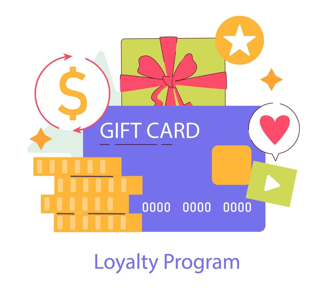 Customer Engagement. Flat Illustration vector