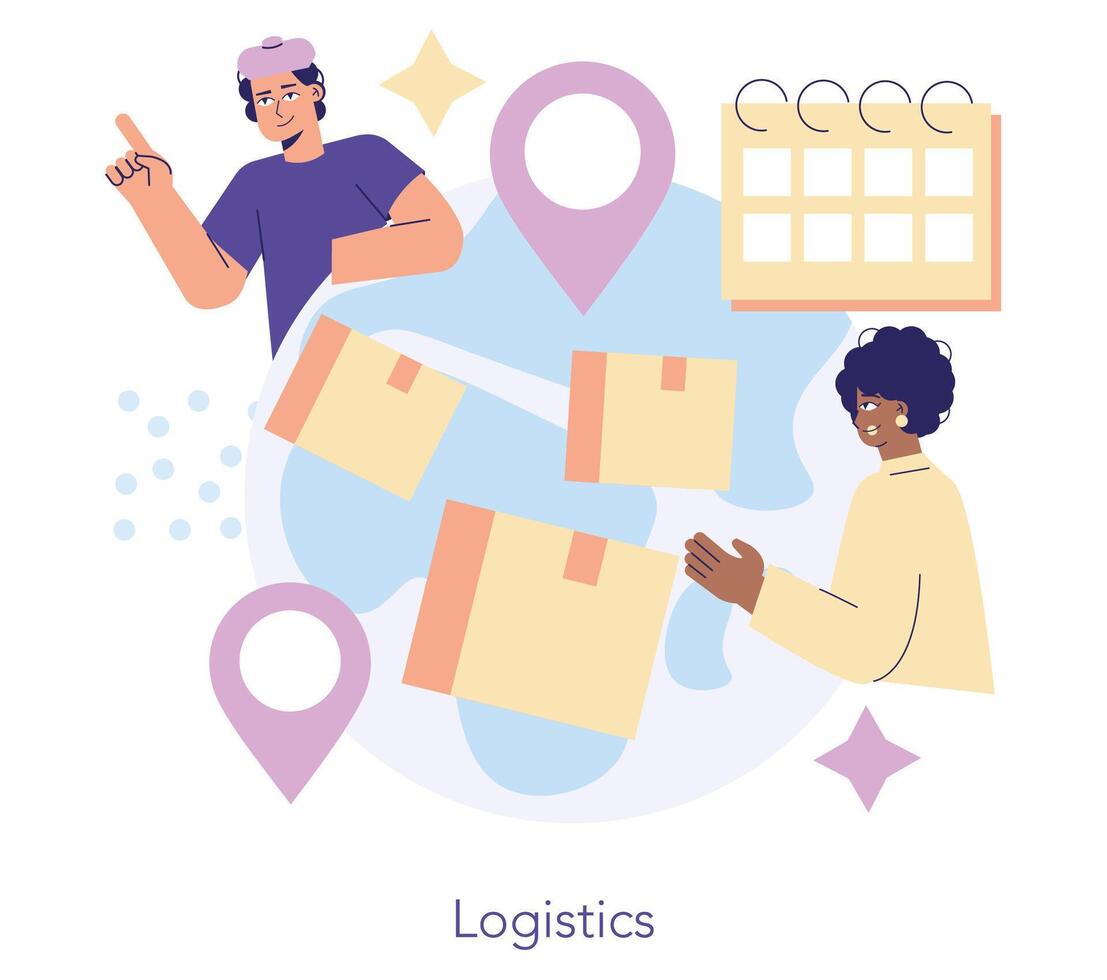 Purchasing Innovation. Flat Illustration vector
