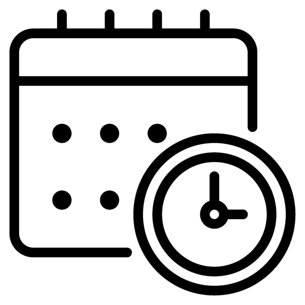 Dead Line icon outline style vector