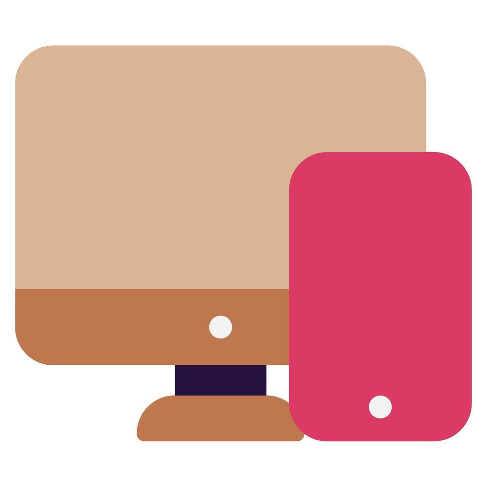 Responsive icon flat style vector
