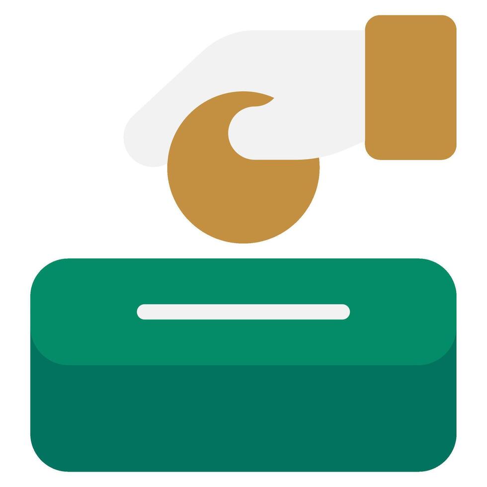 Zakat icon flat style vector