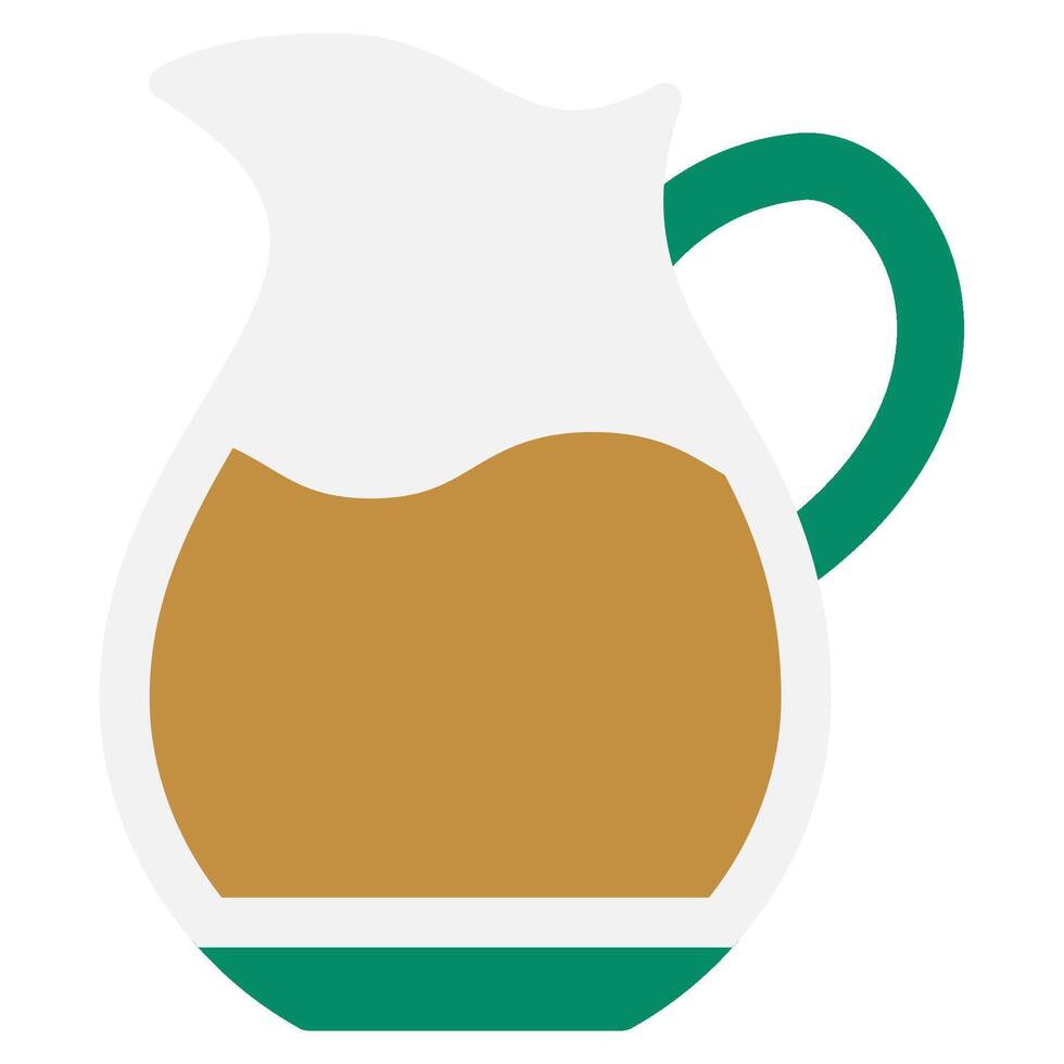 Water Jar icon flat style vector