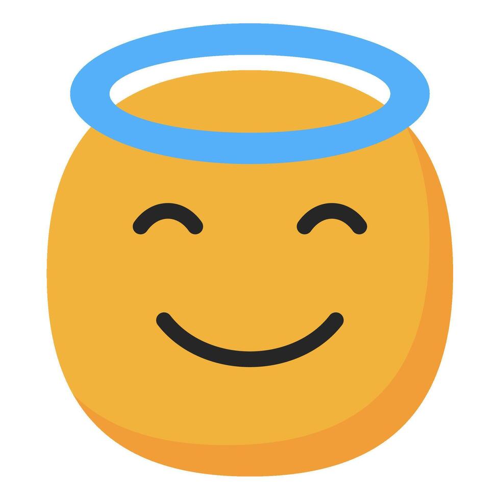 Angel icon flat style vector