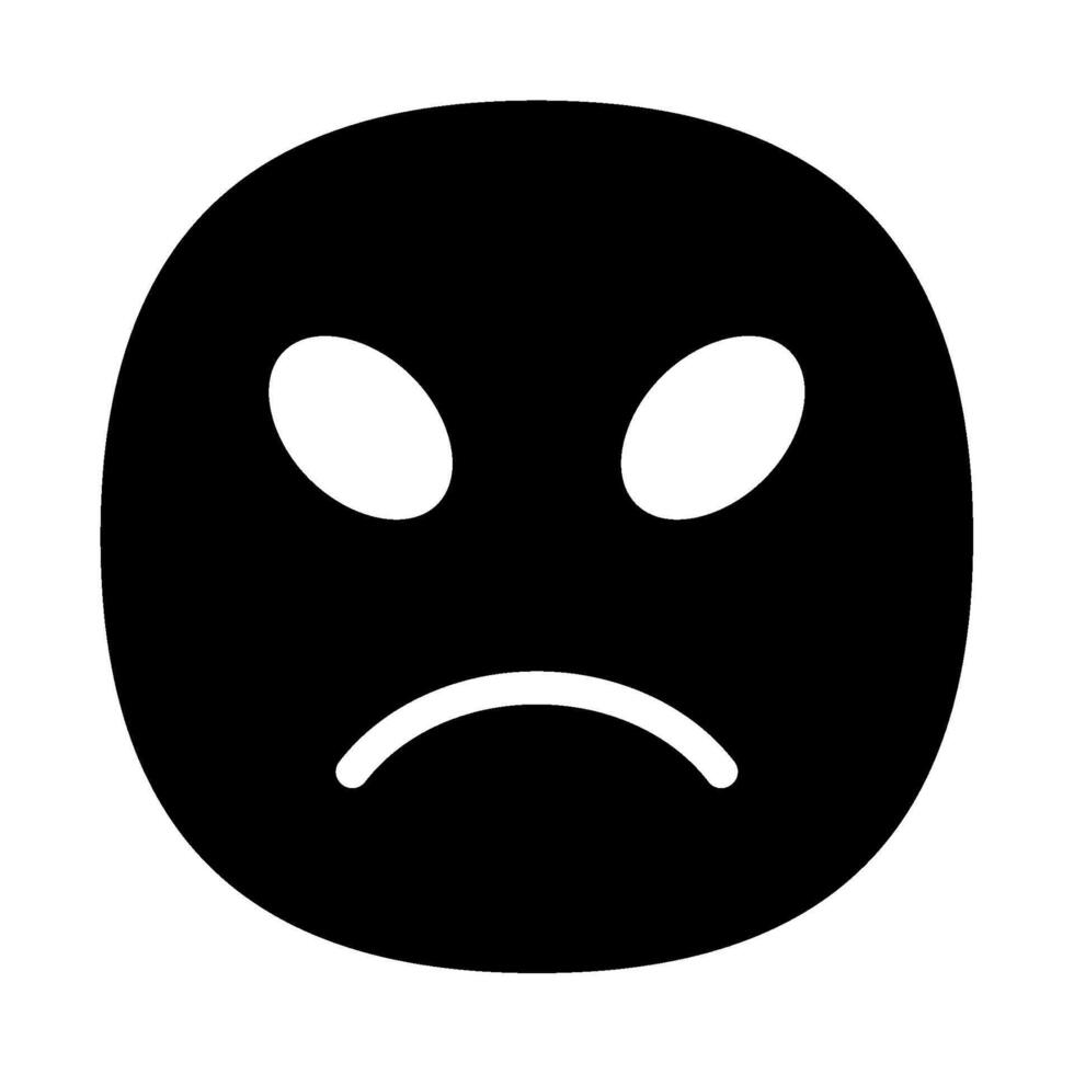 Allien icon glyph style vector