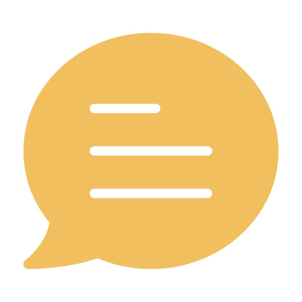 Chat icon flat style vector