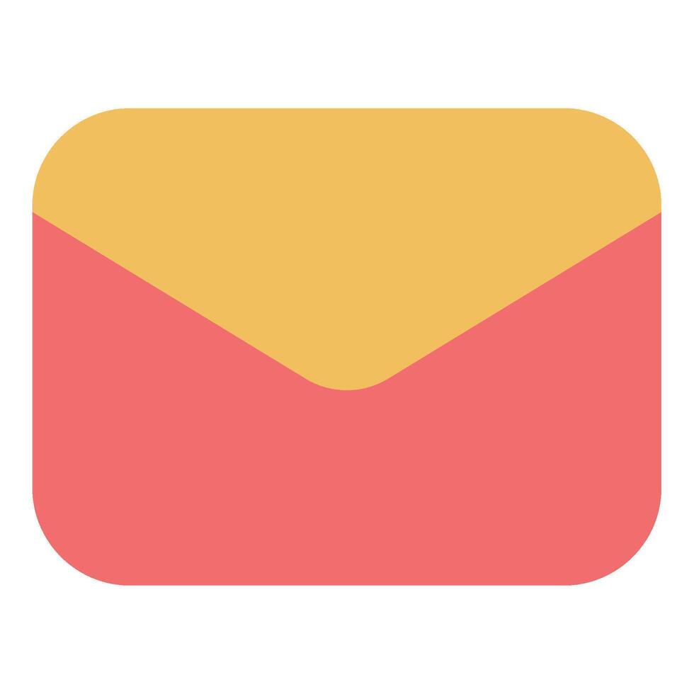 Message icon flat style vector