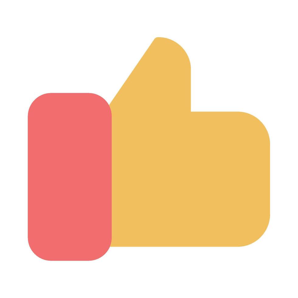 Like icon flat style vector