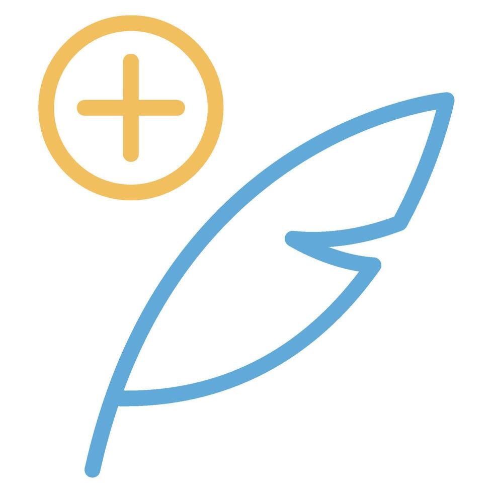 Tweet icon outline color style vector