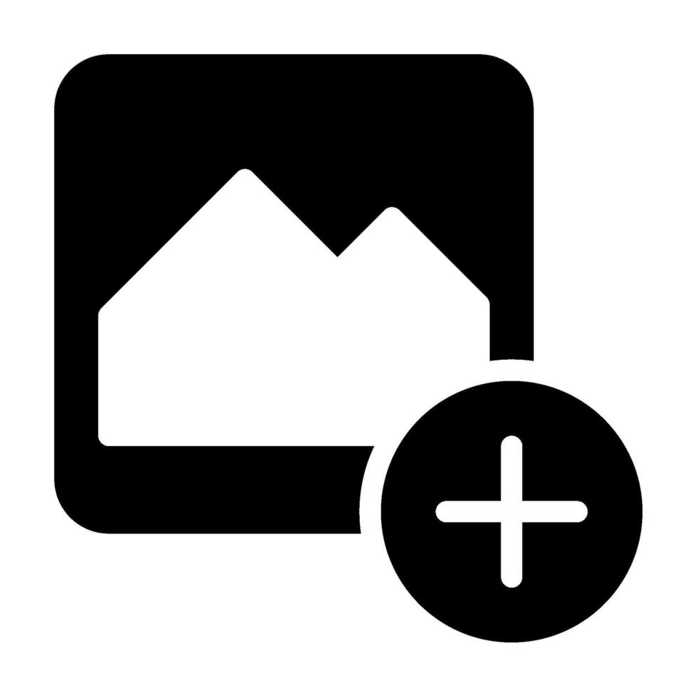 Post icon glyph style vector