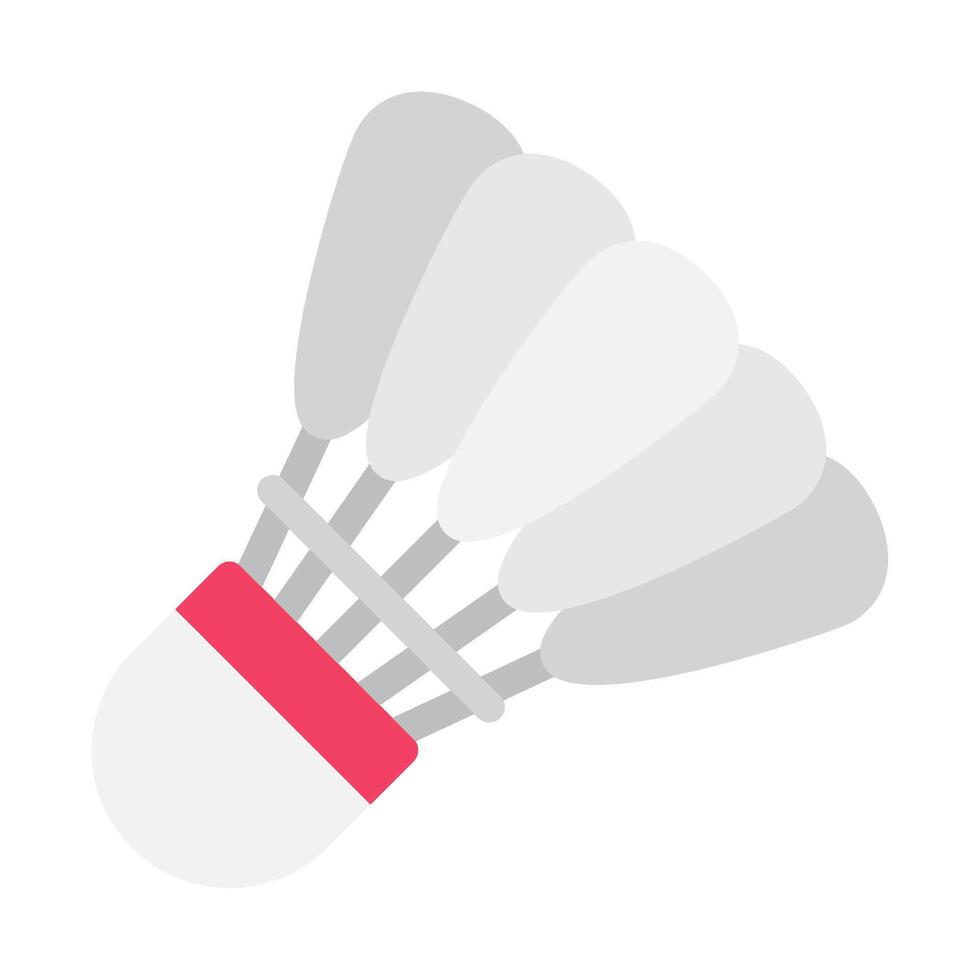 Badminton icon flat style vector