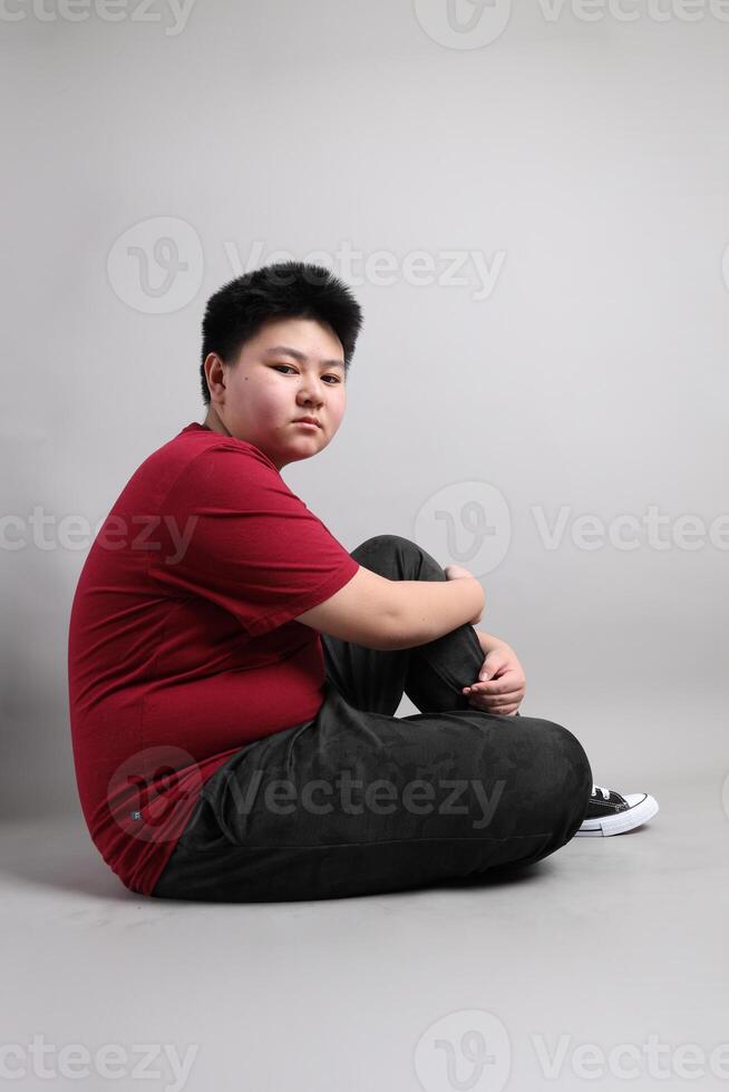 Chubby Asian Kid photo