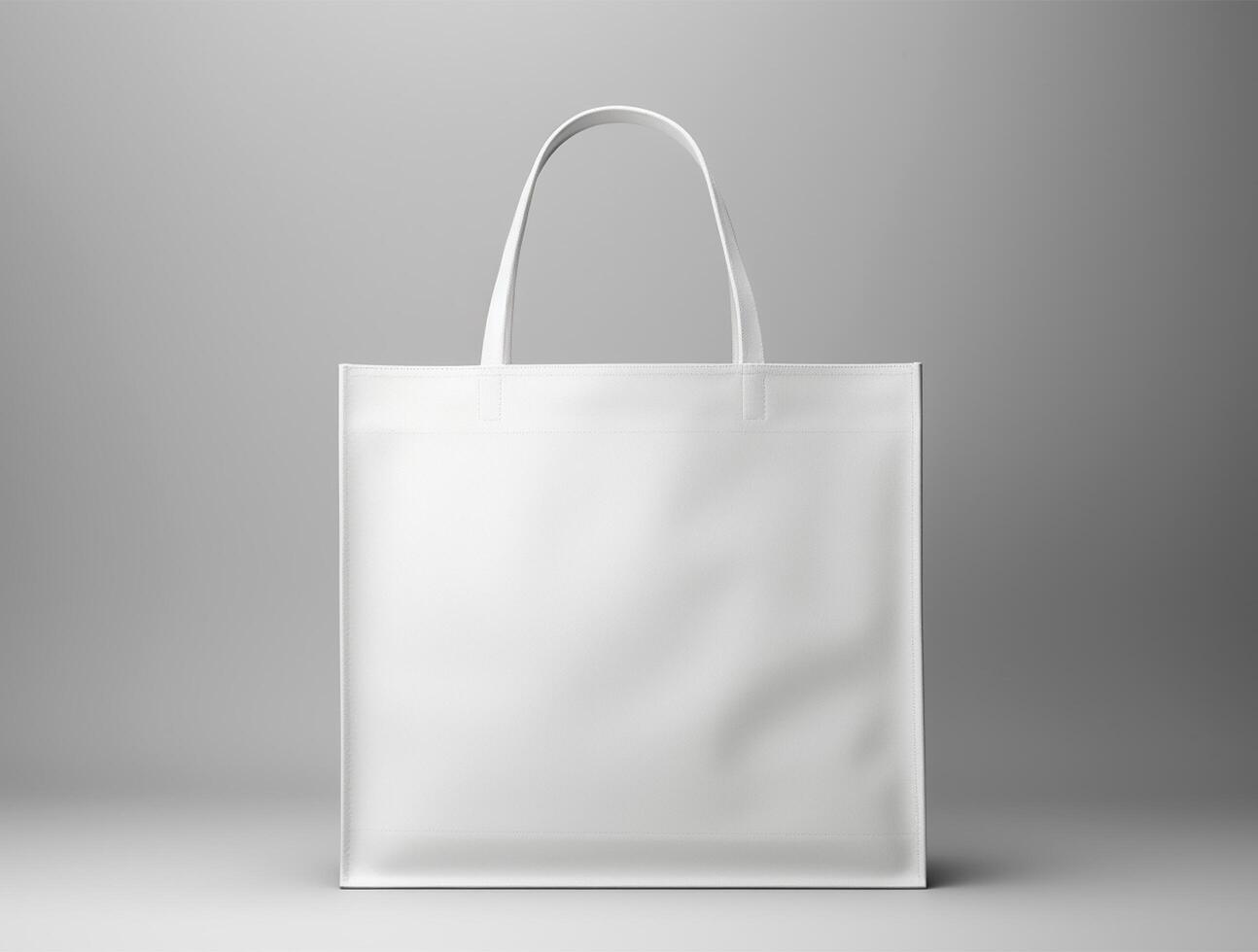 Blank 3d Sopping bag branding for mockup design photo