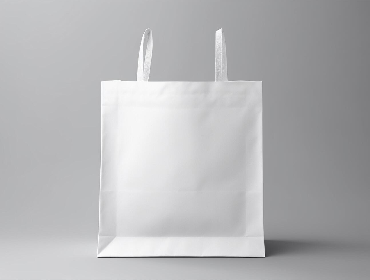 Blank 3d Sopping bag branding for mockup design photo