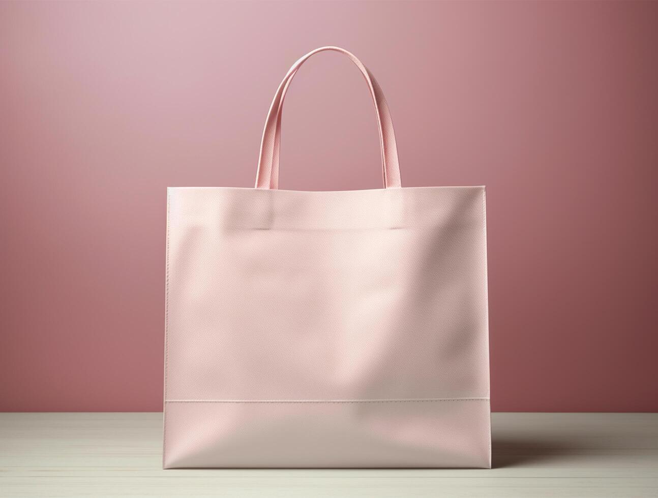 Blank 3d Sopping bag branding for mockup design photo