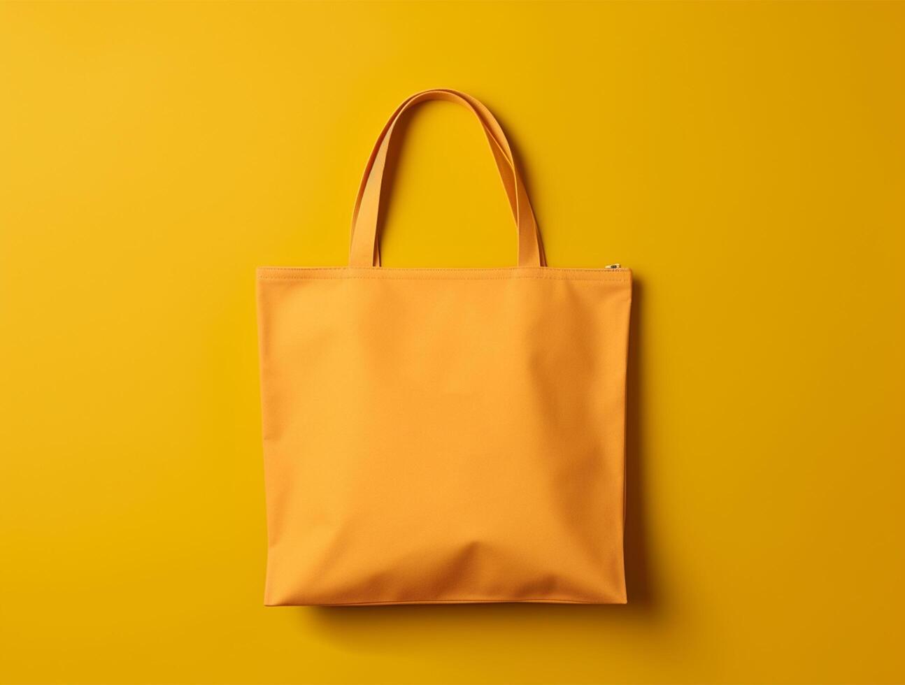 Blank 3d Sopping bag branding for mockup design photo