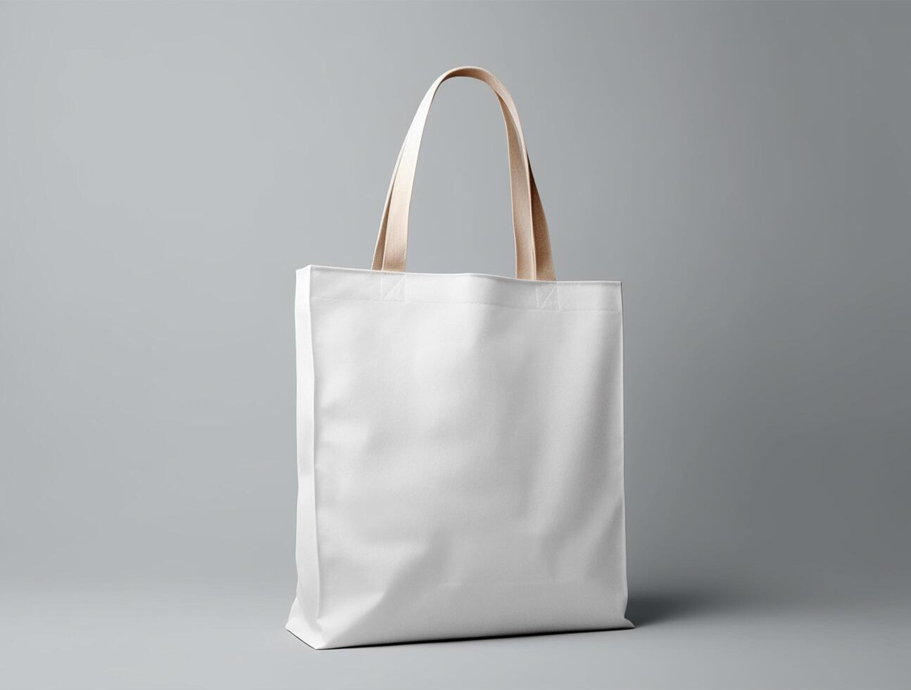 Blank 3d Sopping bag branding for mockup design photo