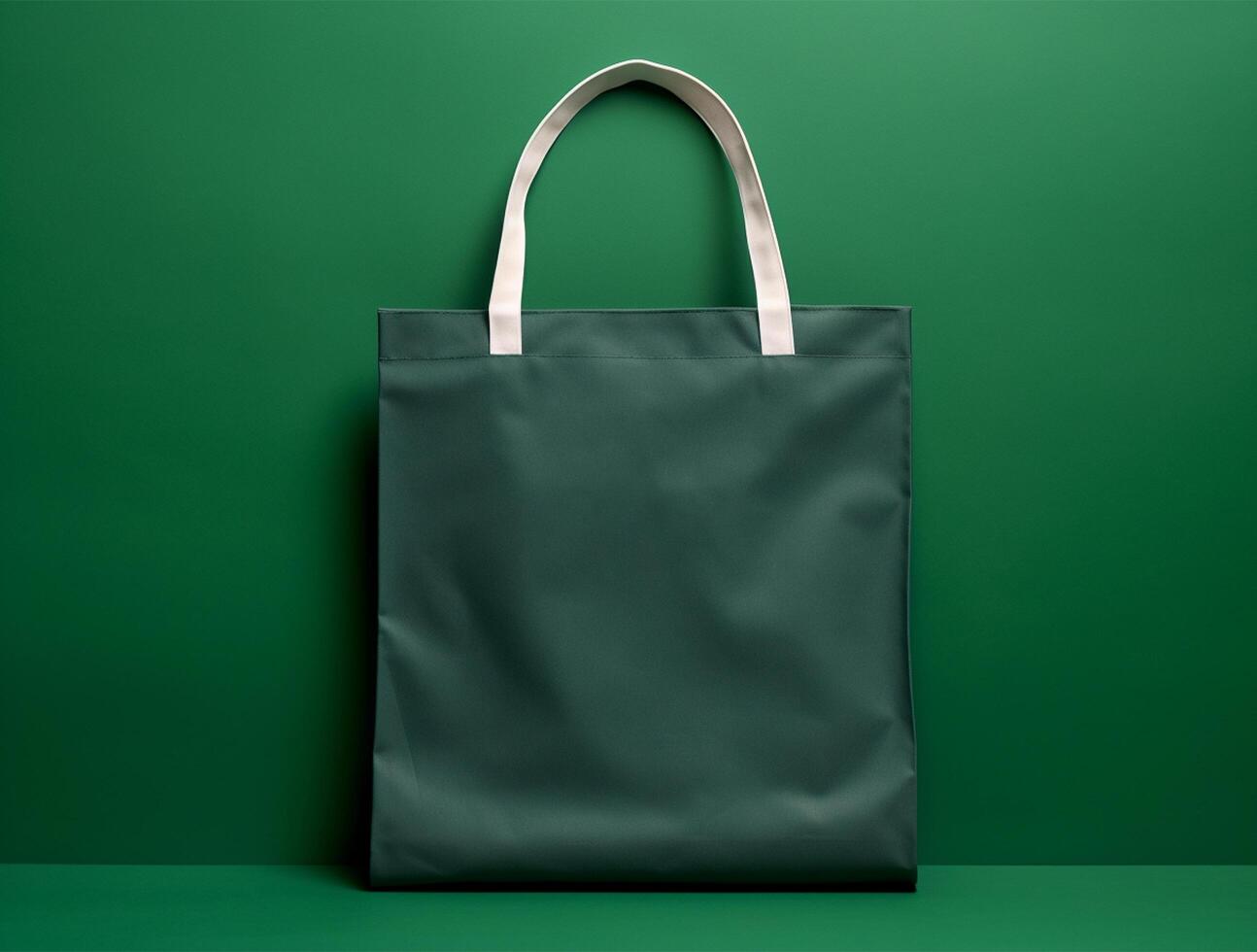 Blank 3d Sopping bag branding for mockup design photo