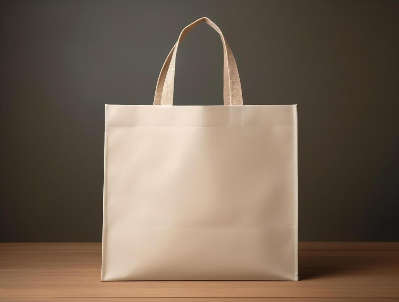 Blank 3d Sopping bag branding for mockup design photo
