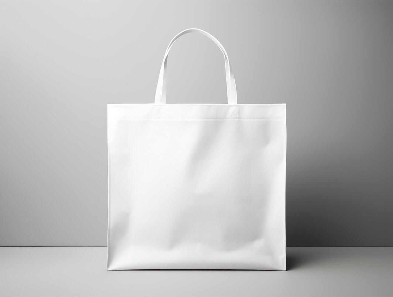 Blank 3d Sopping bag branding for mockup design photo