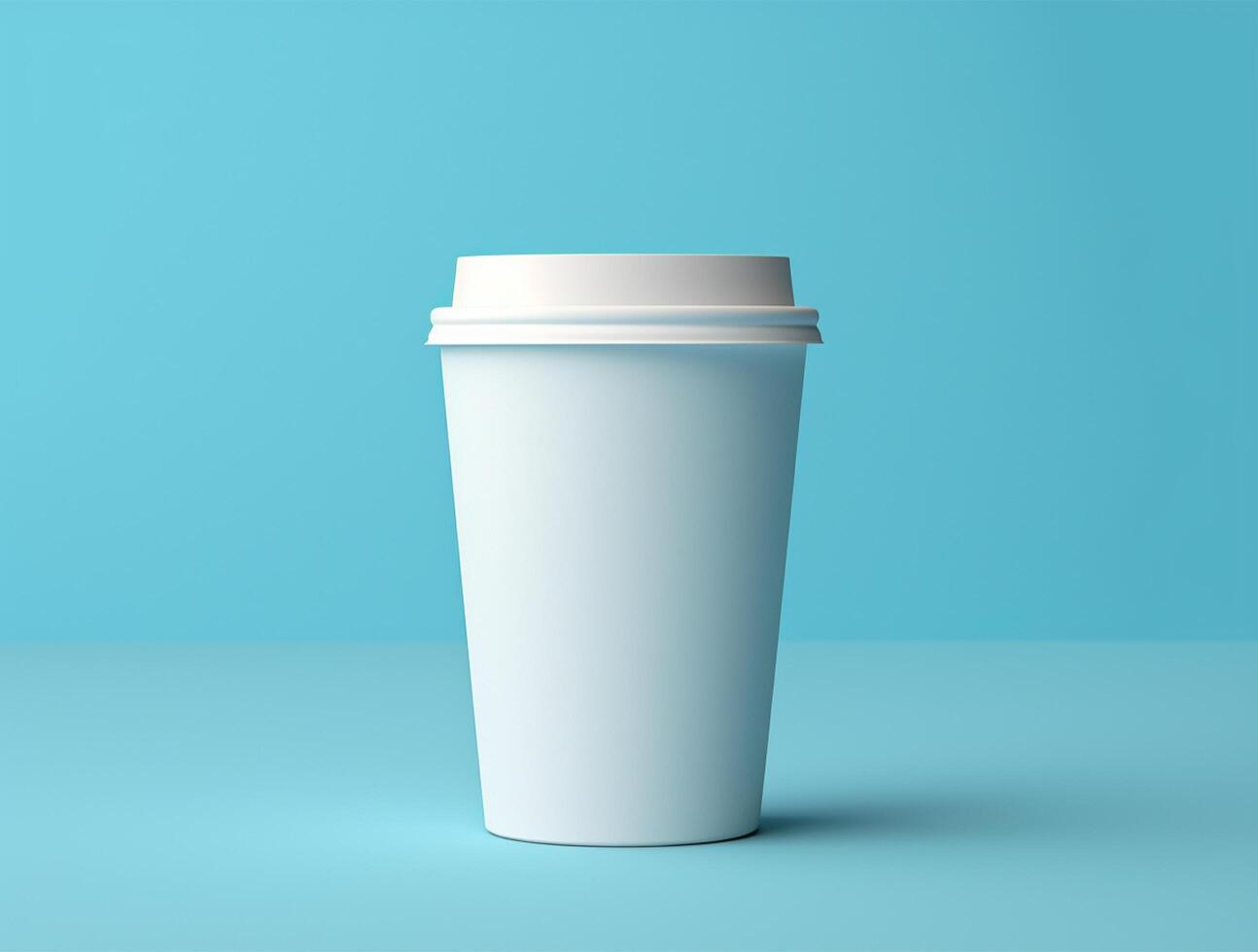 Blank Single Wall Paper Large Coffee Cup background for mockup photo