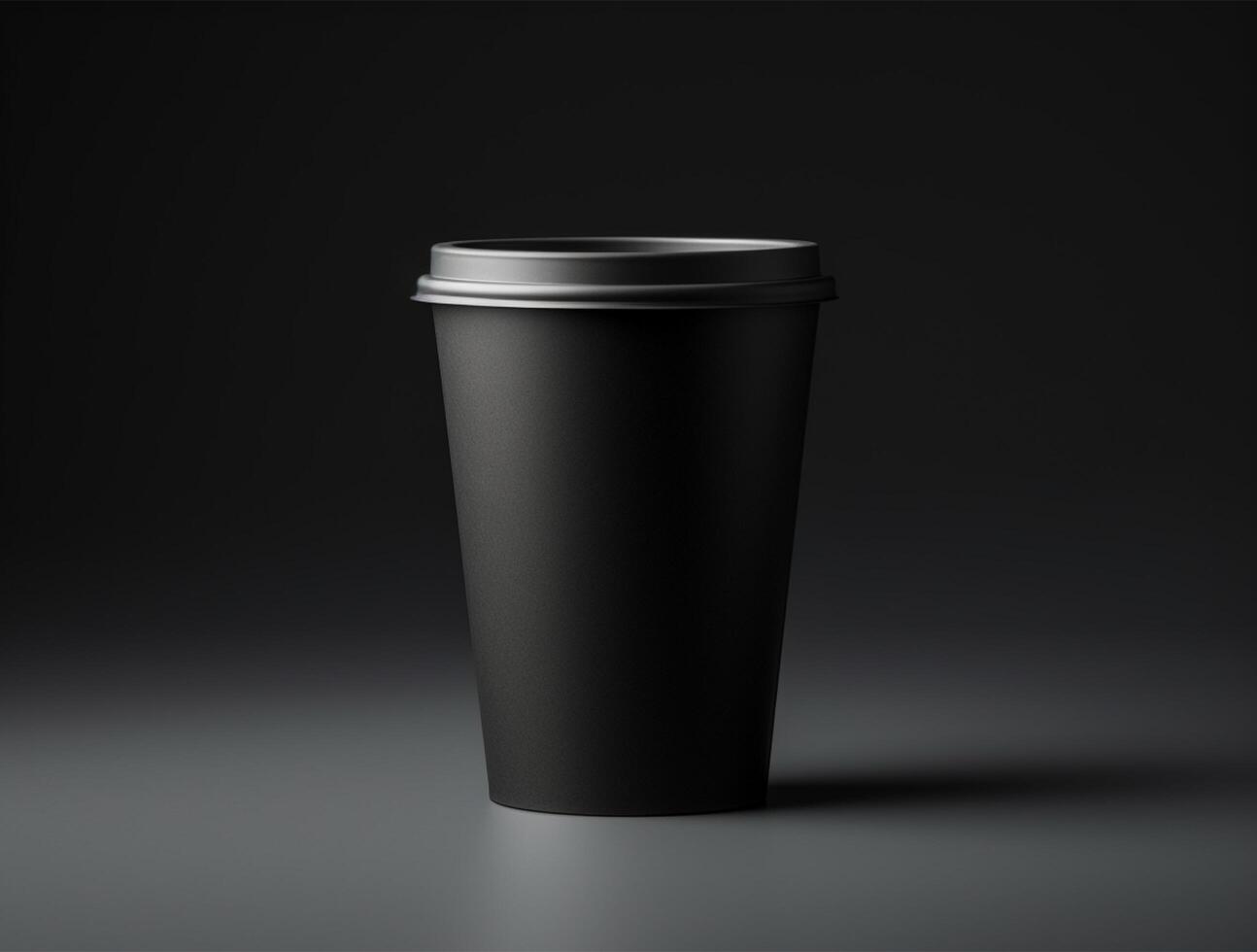 Blank Single Wall Paper Large Coffee Cup background for mockup photo