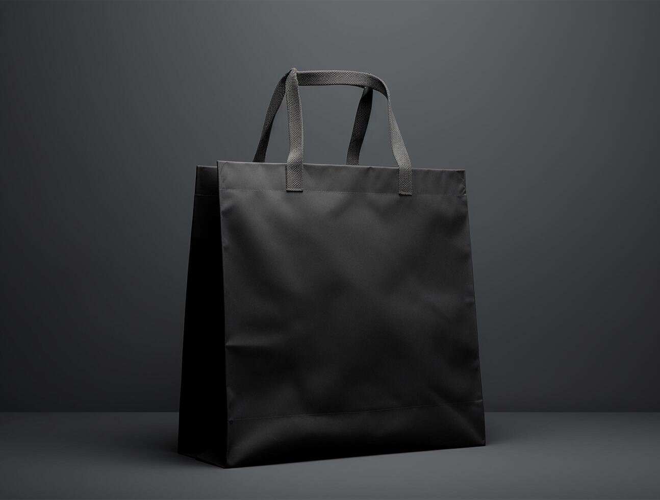 Blank 3d Sopping bag branding for mockup design photo