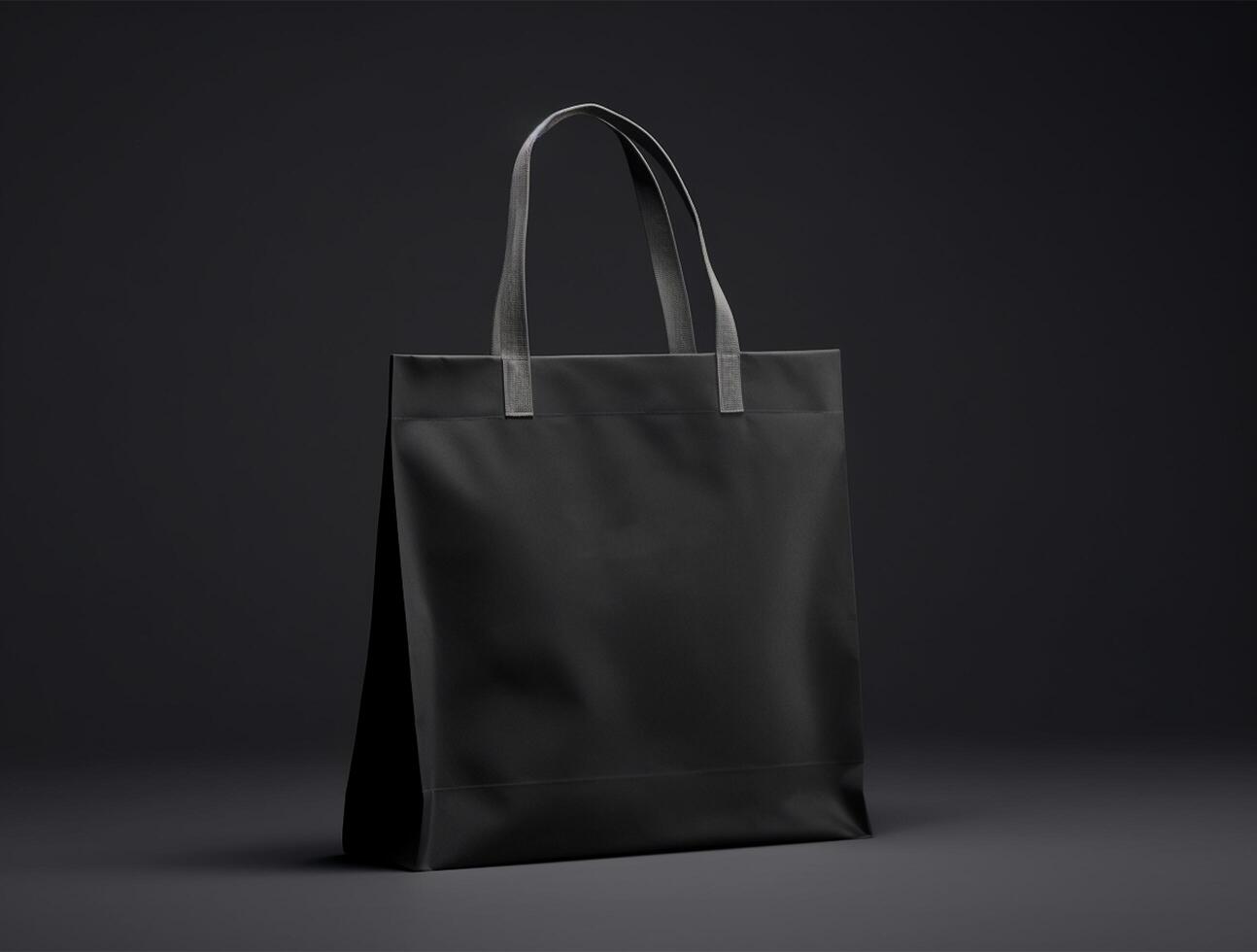 Blank 3d Sopping bag branding for mockup design photo