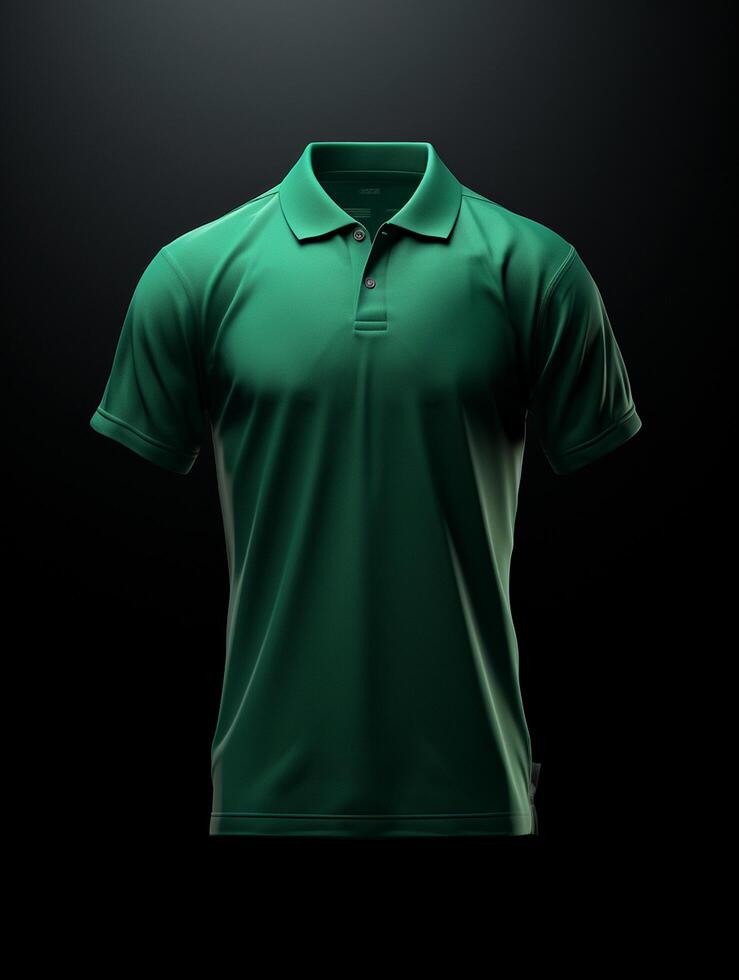 Hanging Polo tshirt with luxury background for mockup photo