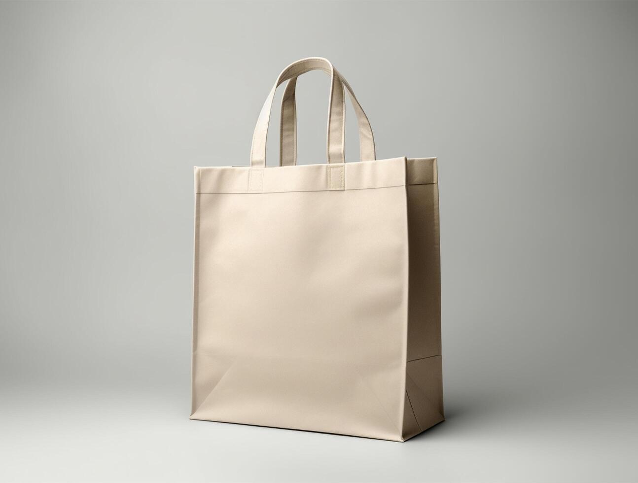 Blank 3d Sopping bag branding for mockup design photo