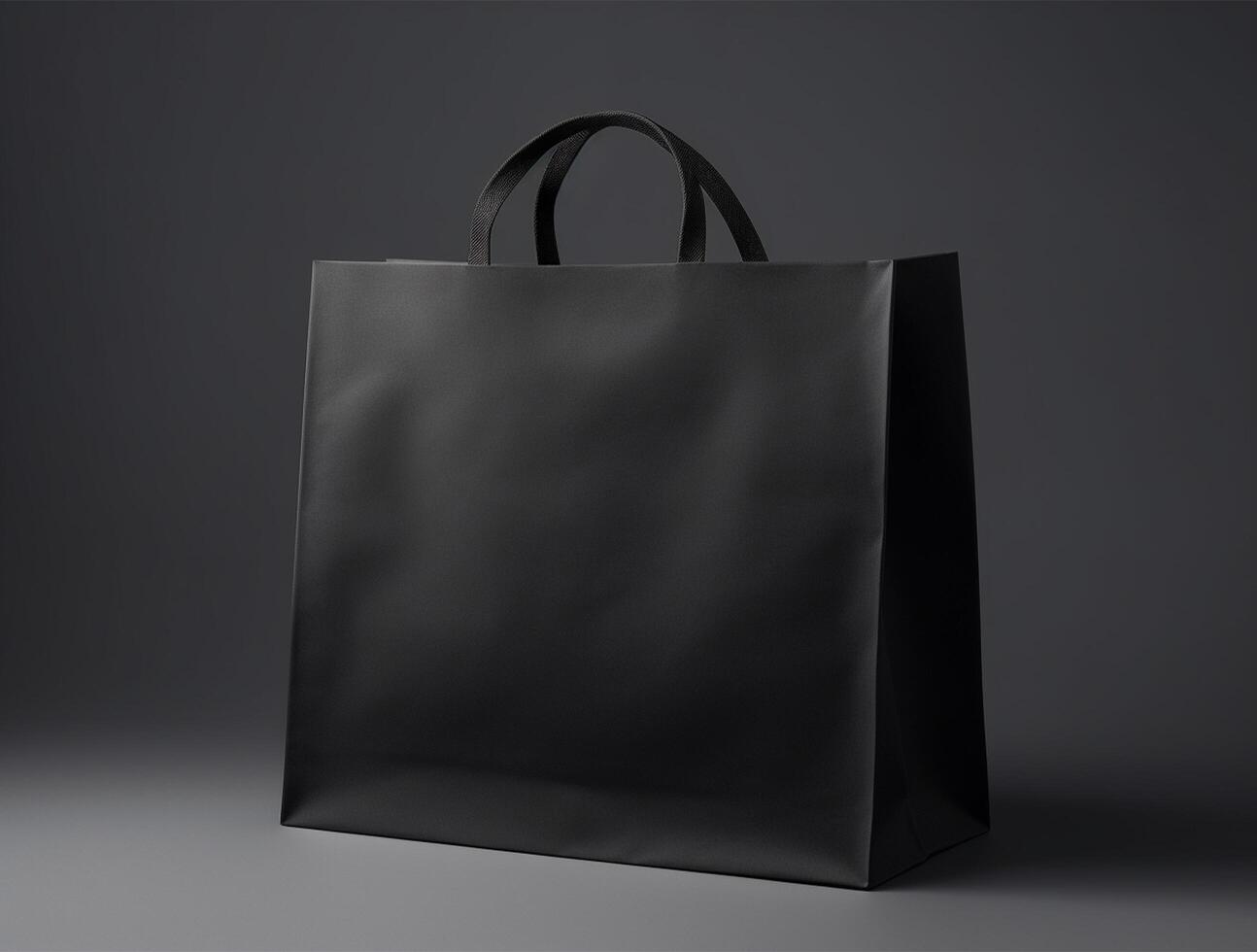 Blank 3d Sopping bag branding for mockup design photo