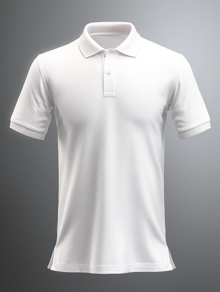 Hanging Polo tshirt with luxury background for mockup photo