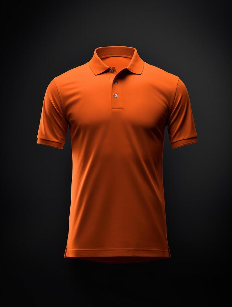 Hanging Polo tshirt with luxury background for mockup photo