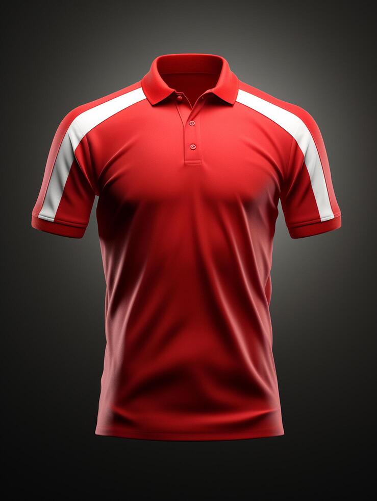Hanging Polo tshirt with luxury background for mockup photo