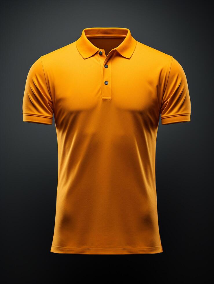 Hanging Polo tshirt with luxury background for mockup photo