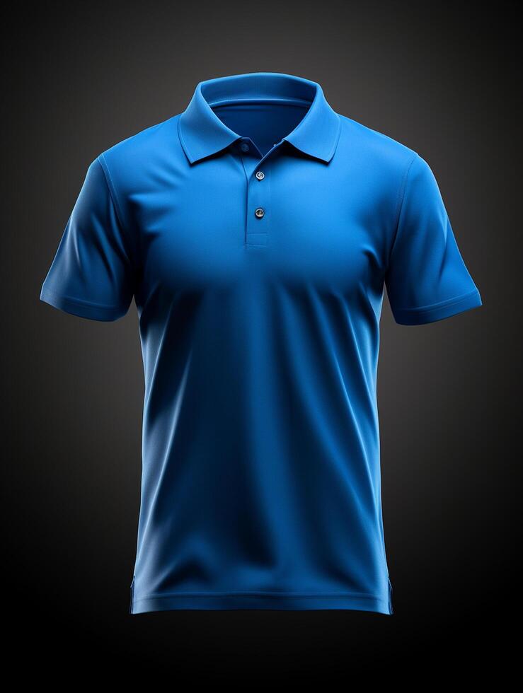 Hanging Polo tshirt with luxury background for mockup photo