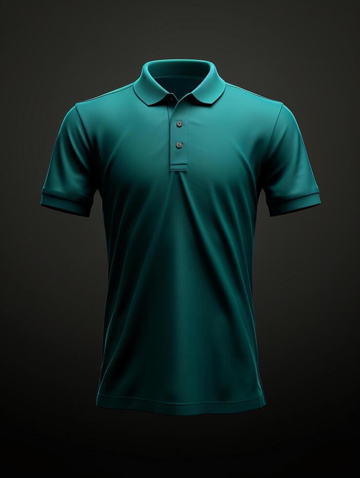 Hanging Polo tshirt with luxury background for mockup photo