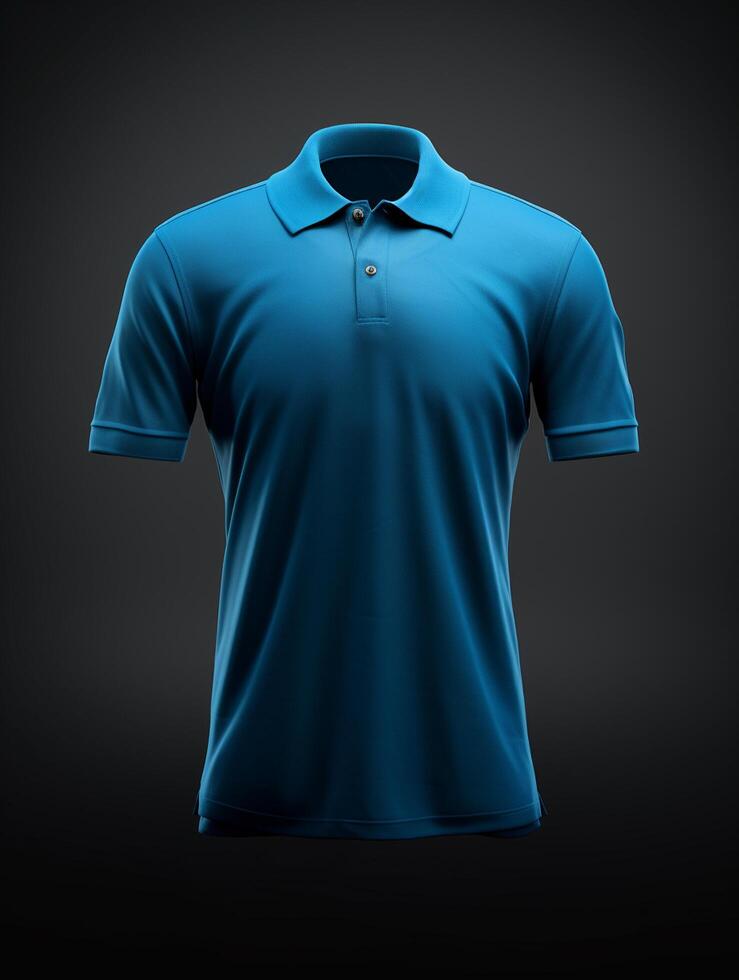 Hanging Polo tshirt with luxury background for mockup photo