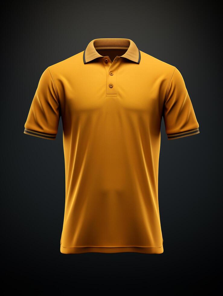 Hanging Polo tshirt with luxury background for mockup photo