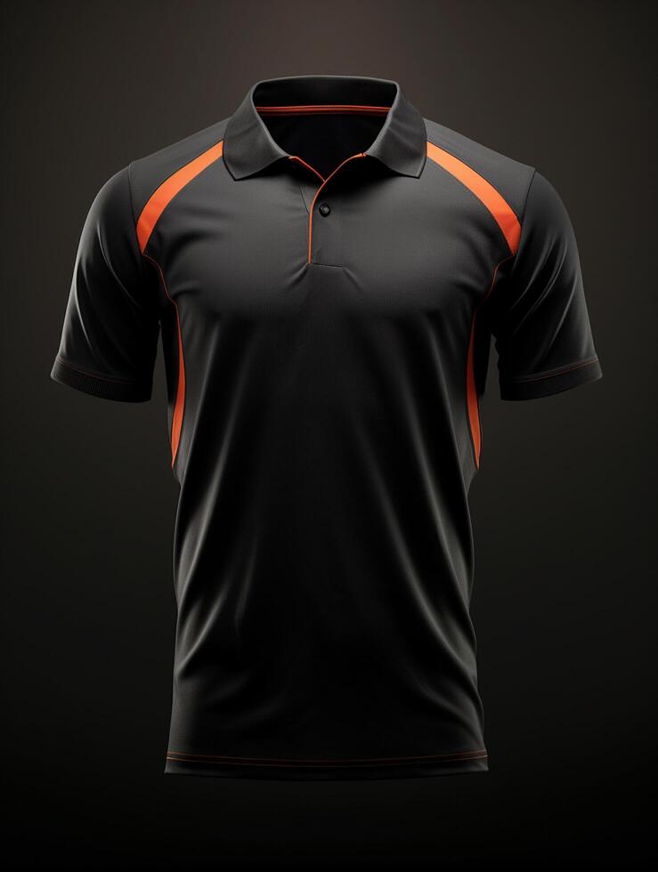 Hanging Polo tshirt with luxury background for mockup photo