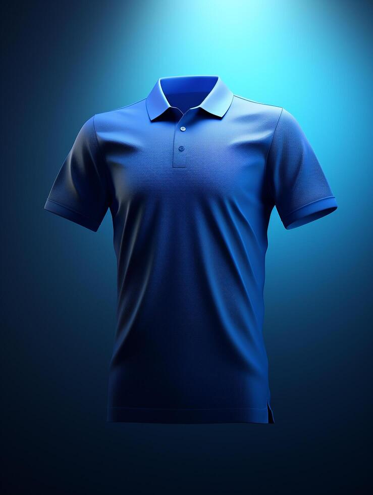 Hanging Polo tshirt with luxury background for mockup photo