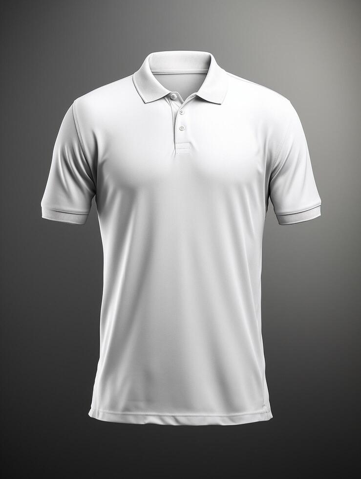 Hanging Polo tshirt with luxury background for mockup photo