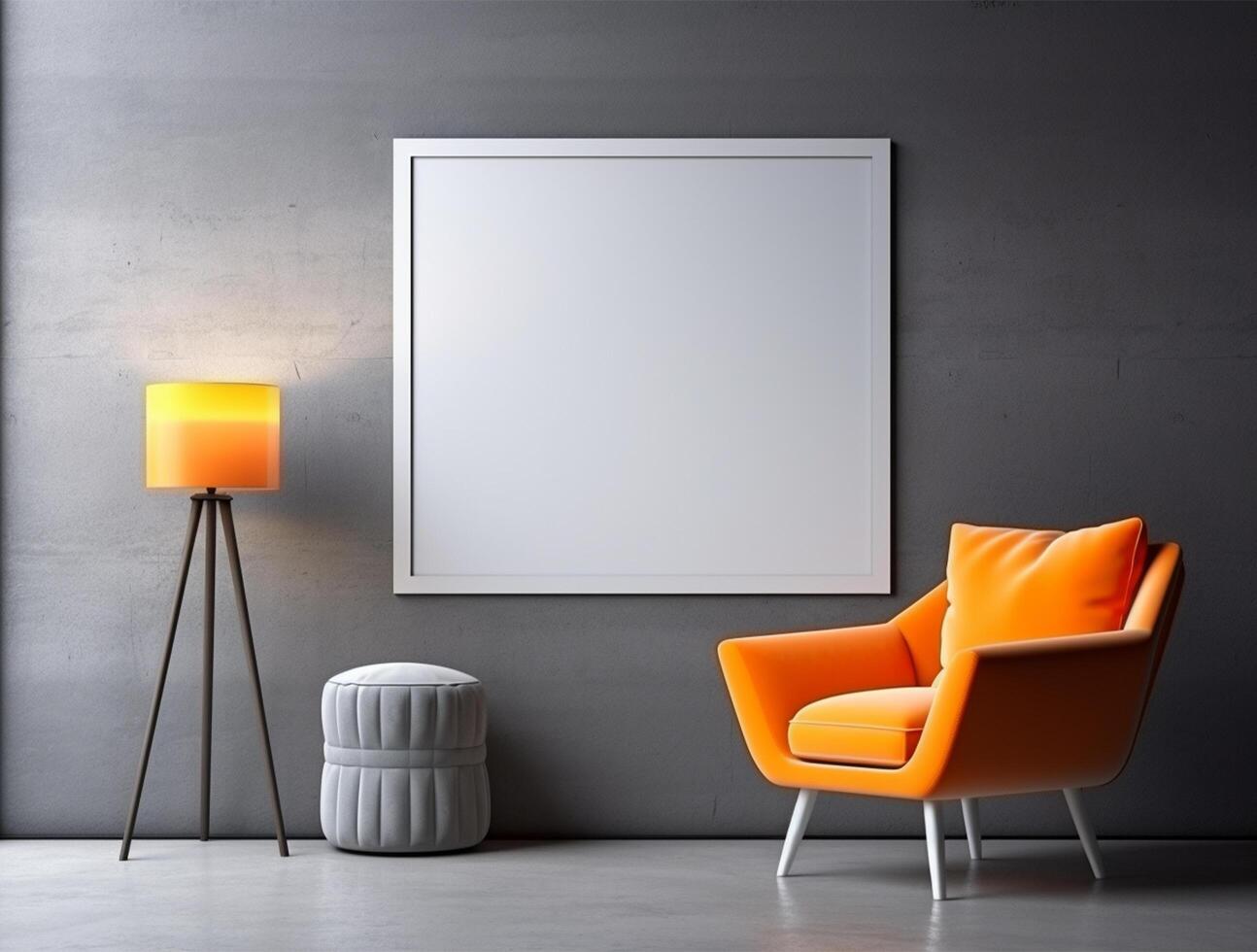 Interior of Modern Living Room with Sofa Couch background for mockup photo