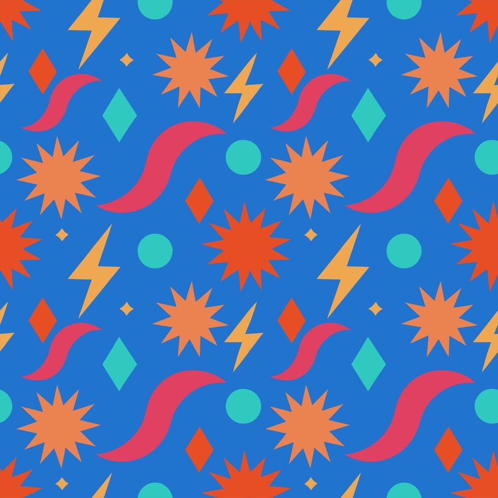 A seamless pattern is a repeating design with no visible borders or interruptions, creating a continuous, infinite look when tiled. vector