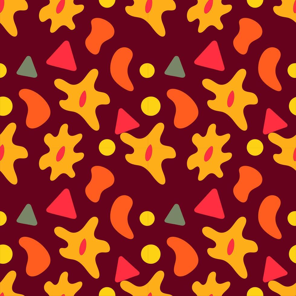 A seamless pattern is a repeating design with no visible borders or interruptions, creating a continuous, infinite look when tiled. vector
